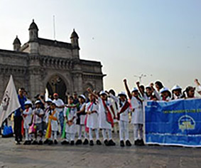 Club Enerji Rally at Gateway of India