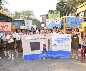 Energy conservation rally by Club Enerji